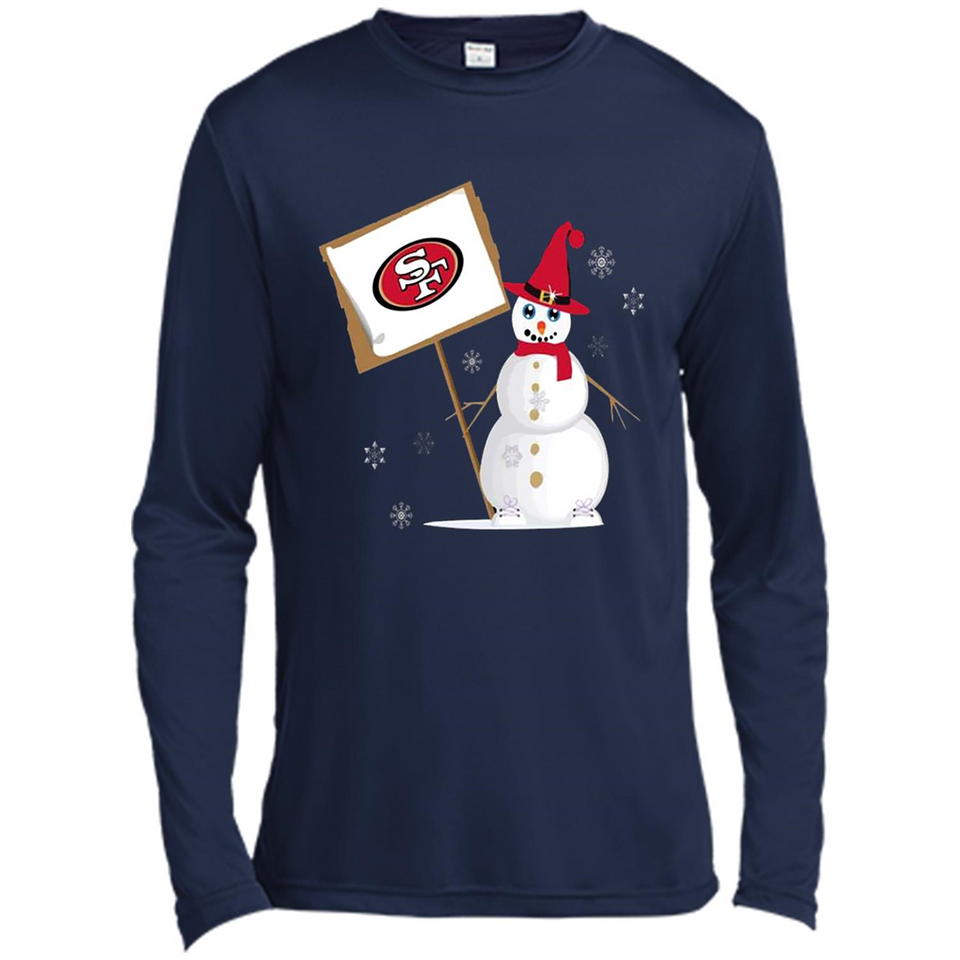 San Francisco 49ers Snowman Funny