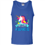 Unicorns are born in Aquarius Birthday Rainbow Gift Custom Ultra Cotton