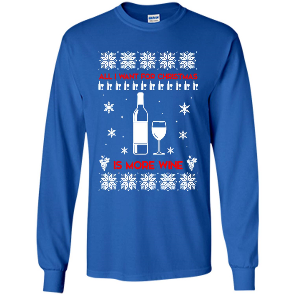 All I Want For Christmas is Wine Ugly sweater PINGPONG