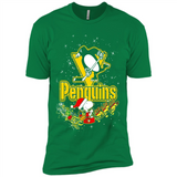 Snoopy Christmas Pittsburgh Penguins - Premium Short Sleeve T-Shirt