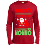 Santa's Promoting Me To Nonno - Canvas Long Sleeve T-Shirt