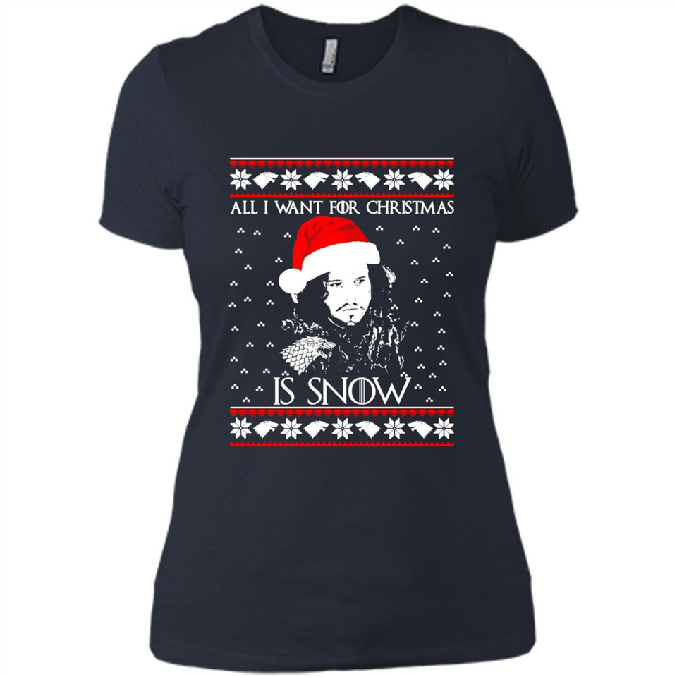 All I Want for Christmas is Snow ugly sweater PINGPONG