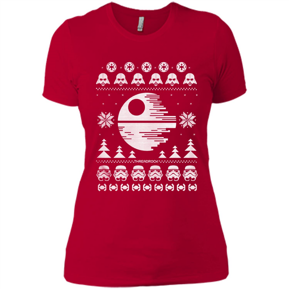 Star War Ugly Christmas 2018 - Ladies' Boyfriend T-Shirt