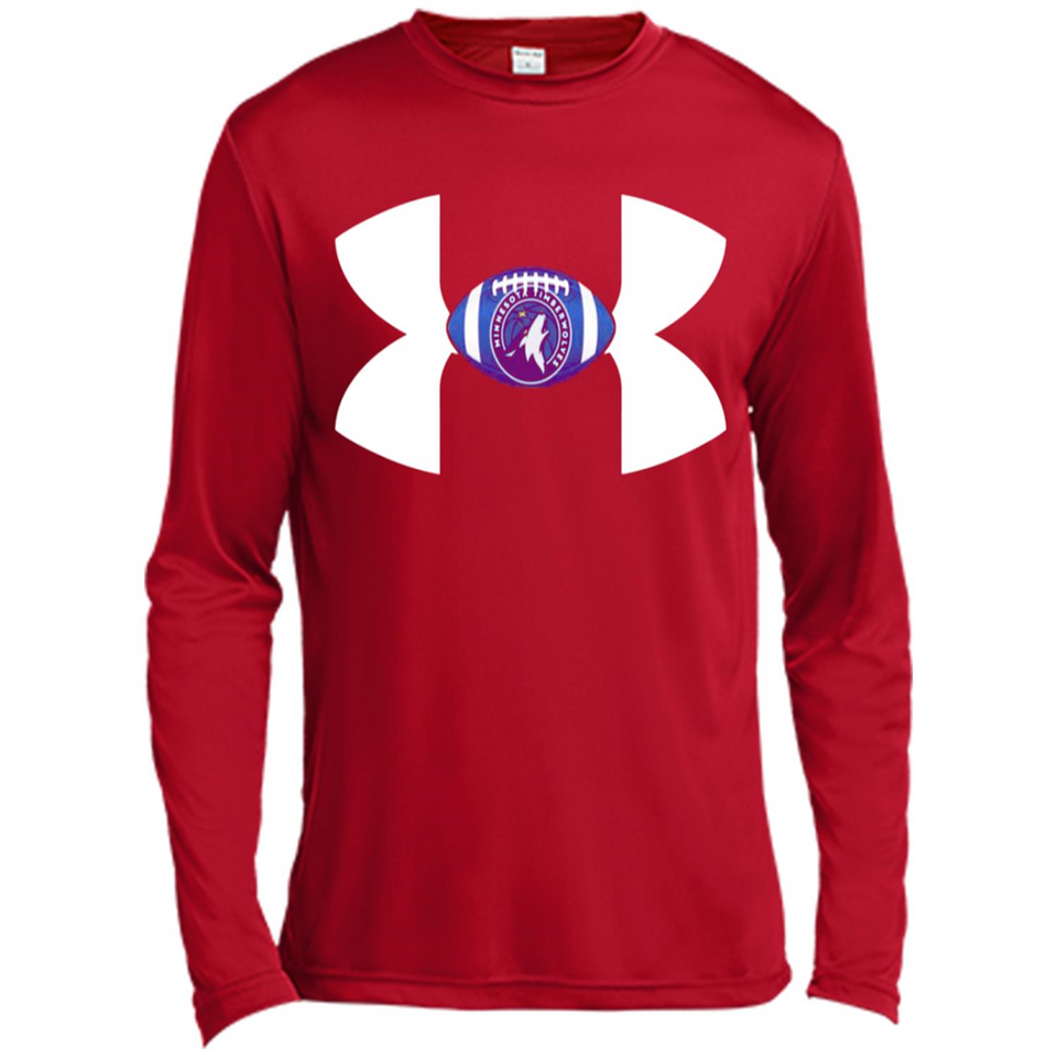 MinnesotaTimberwolves Under Armour Logo - Canvas Long Sleeve T-Shirt