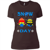 Snow Day Shirt For Detroit Lions Vs Minion Fans pingpong