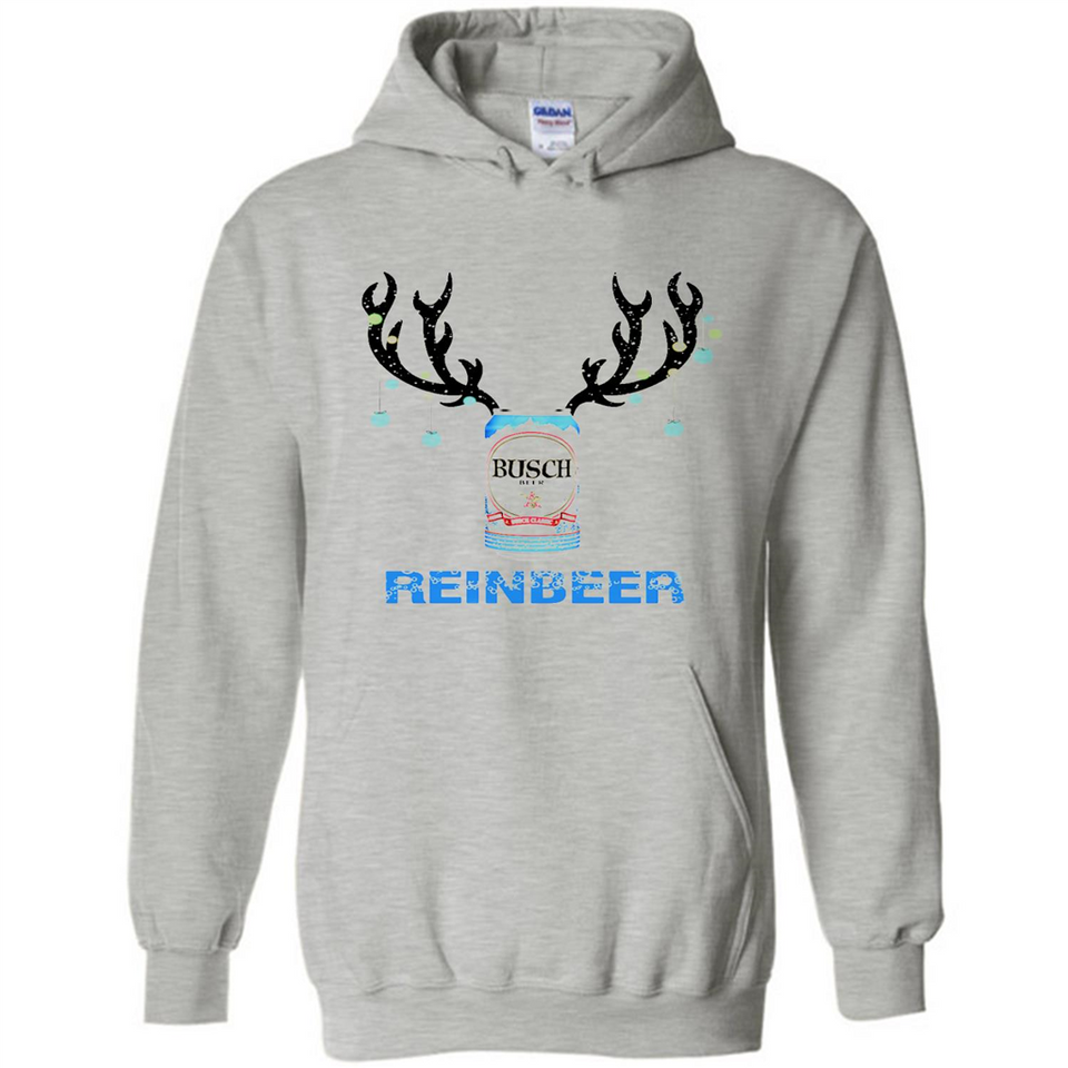 Busch Reinbeer Funny Beer Reindeer Christmas Sweatshirt - Hoodie