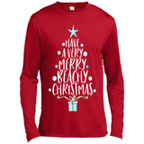 Have A Very Merry Beachy Xmas Vacation - Canvas Long Sleeve T-Shirt