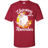 Unicorns Are Born In November Magical Rainbow