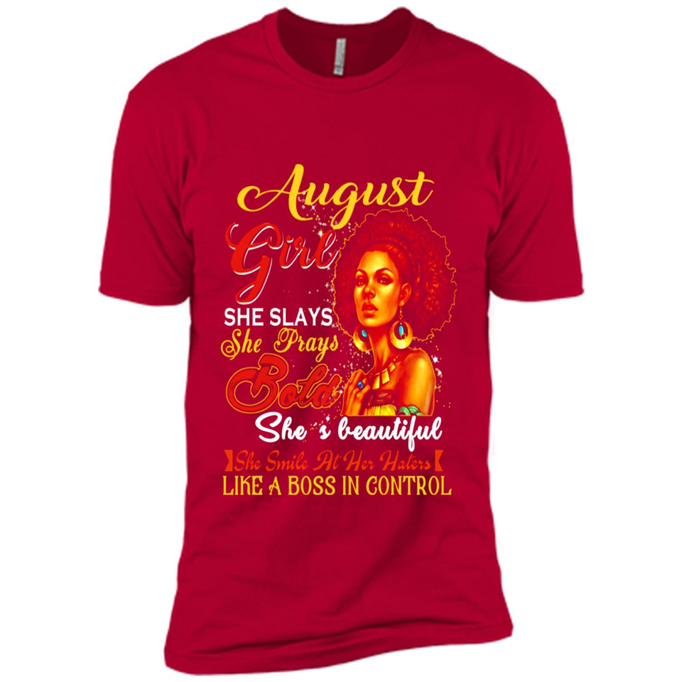 August Girl She Slays She Prays Beautiful Birthday PINGPONG