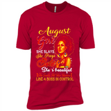 August Girl She Slays She Prays Beautiful Birthday PINGPONG