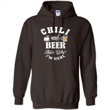 Chili Cookoff Funny T-shirt Chili And Beer - Hoodie