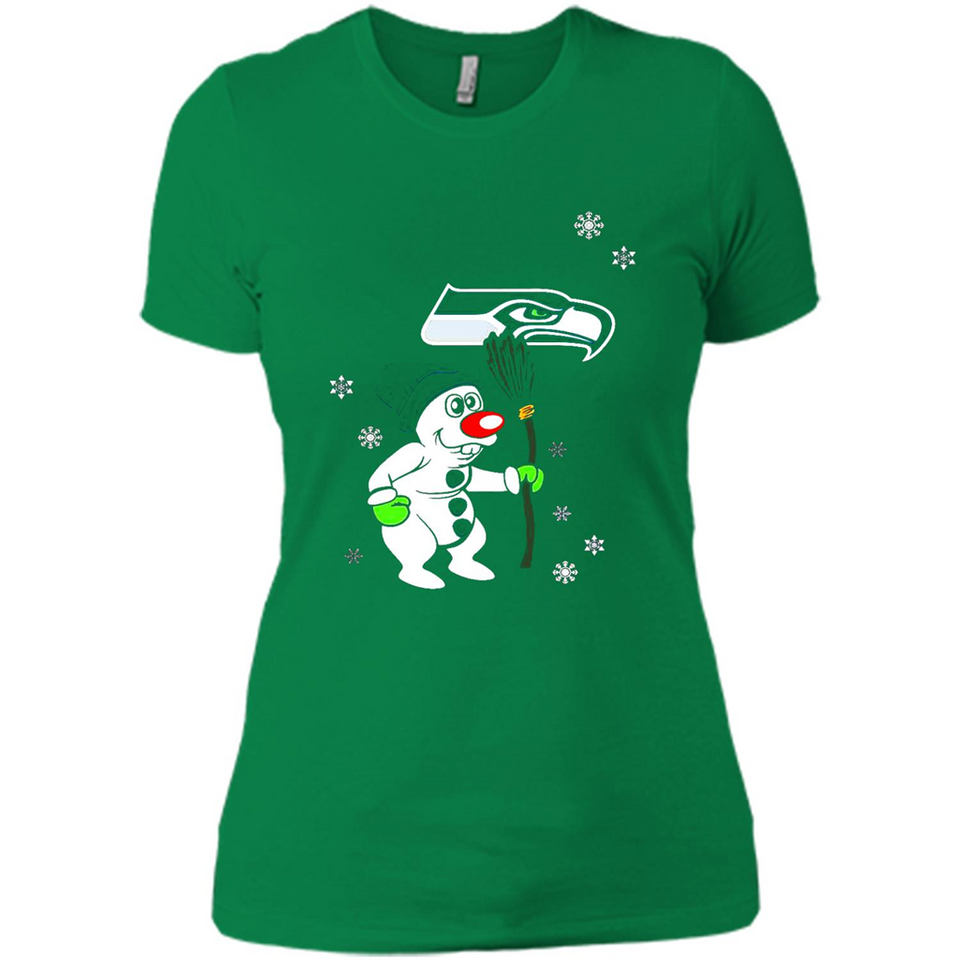 Seattle Seahawks Snowman