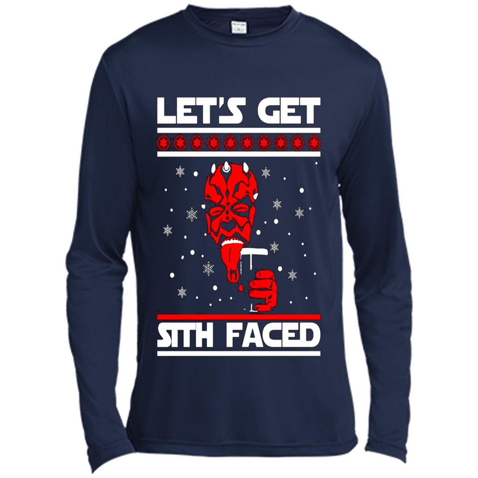 Let’s get sith faced Christmas sweatshirt PINGPONG
