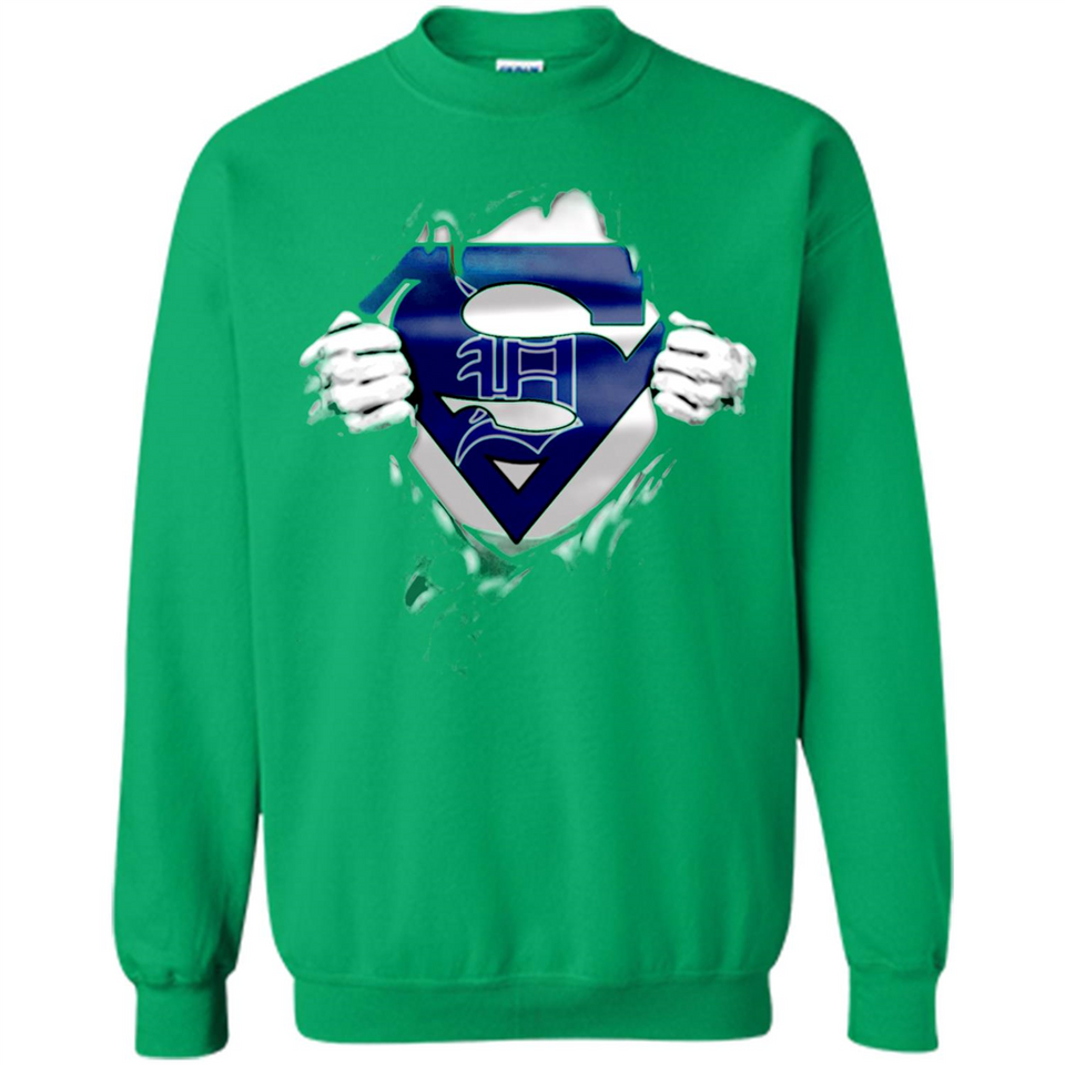 Detroit Tigers And Superman Fans - Sweatshirt