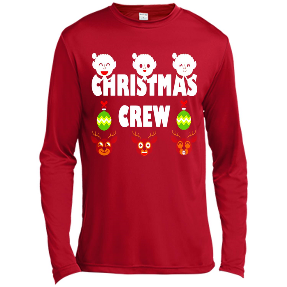 Christmas Crew Gifts Santa Elves Reindeer - Canvas Long Sleeve T-Shirt