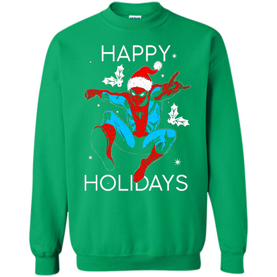 Marvel Spider Man Happy Holidays Santa Christmas Mug PINGPONG - Sweatshirt