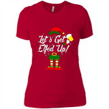 Let's Get Elfed Up Drinking Beer Christmas PINGPONG