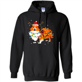Christmas Lights Shetland Sheepdog Wearing Santa Hat Funny Xmas Mug - Hoodie