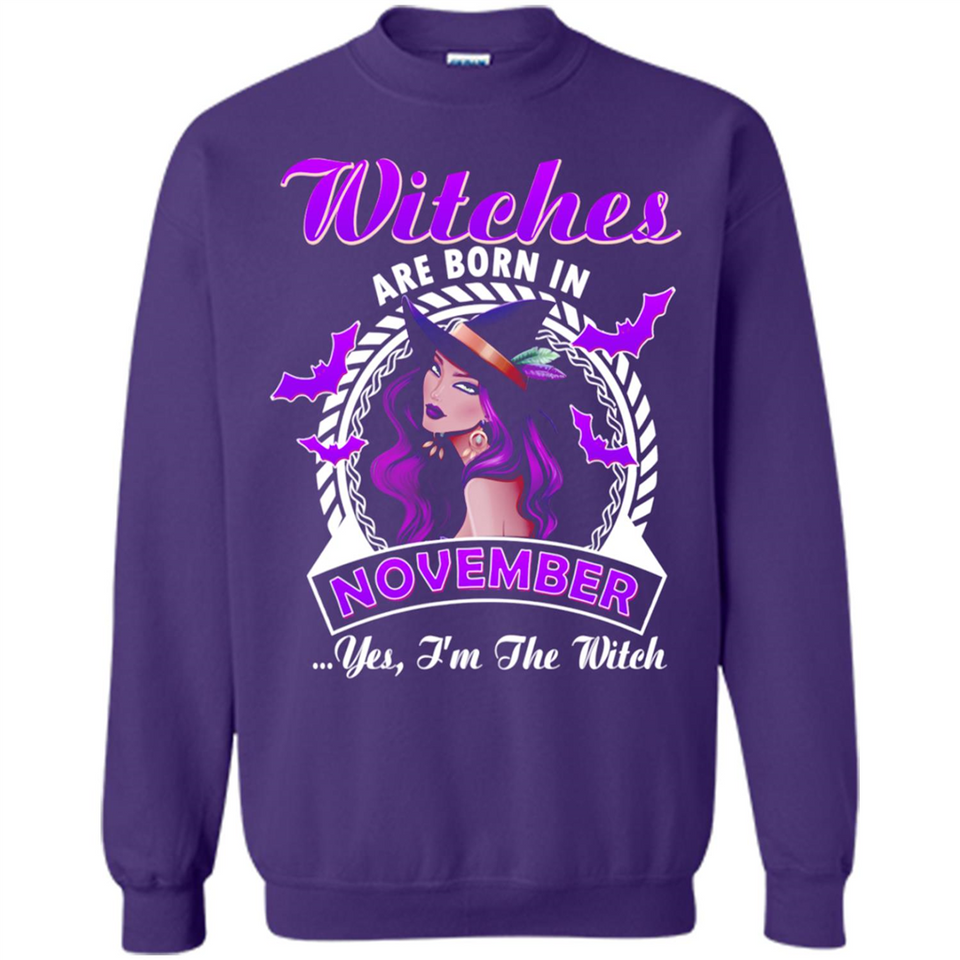 Witches Are Born In November Halloween