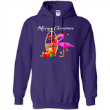 Flamingo Christmas Shirt, Merry Christmas Shirt , Flamingo - Hoodie