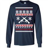 Rifle I Want Rifle Guns For Christmas ugly - Long Sleeve T-Shirt