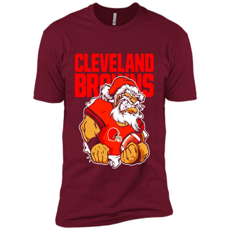 Grumpy Santa Claus Cleveland Browns Football Team PINGPONG