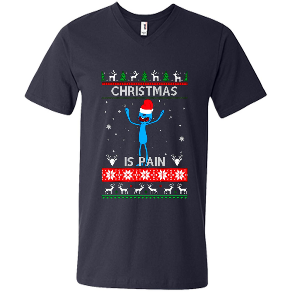 Mr Meeseeks Christmas Is Pain – Rick and Morty Christmas Sweater PINGPONG