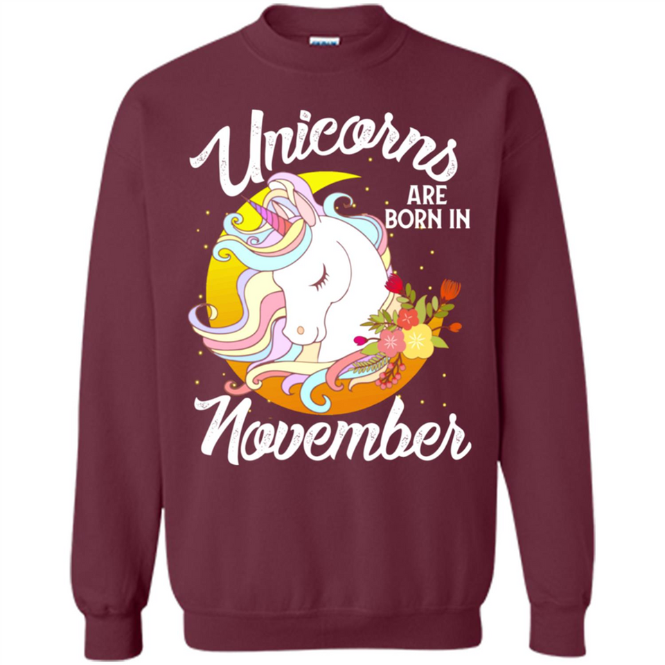 Unicorns Are Born In November Magical Rainbow