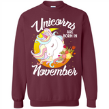 Unicorns Are Born In November Magical Rainbow