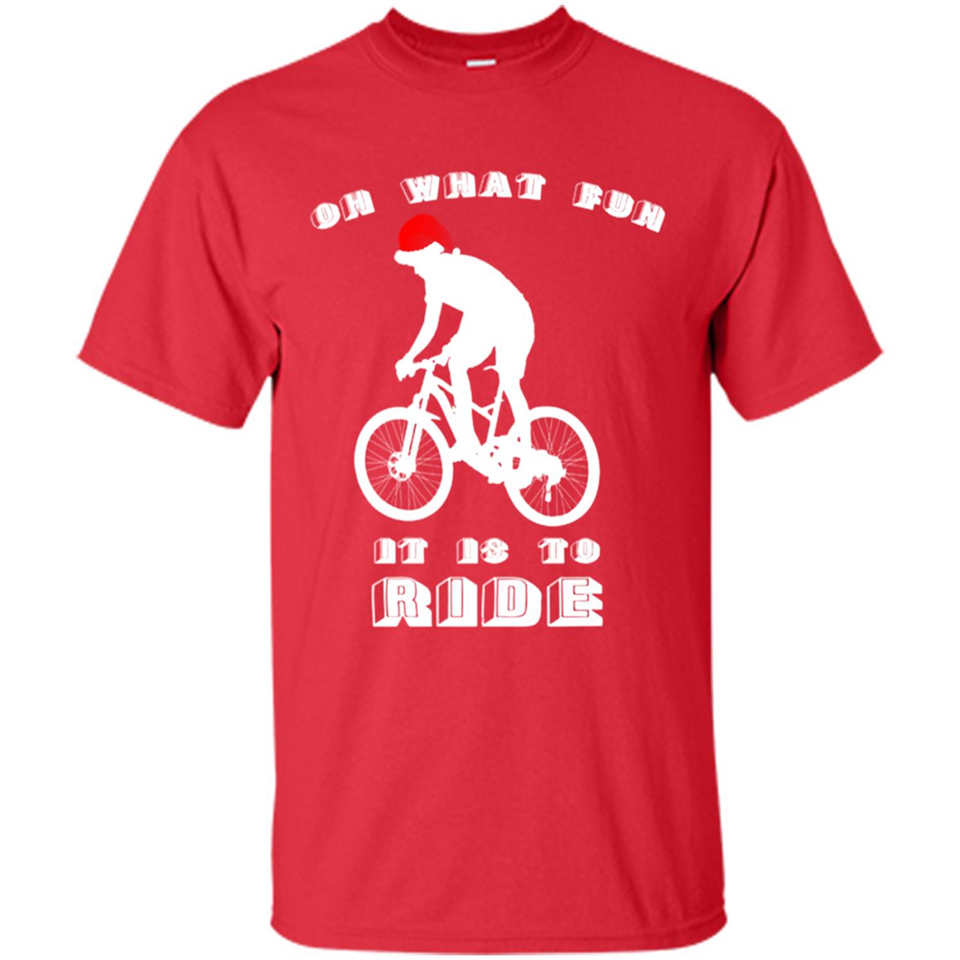 Christmas Mountain Biking Shirt Mountain Biker Christmas