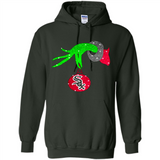GRINCH HAND HOLDING CHICAGO WHITE SOX GLITTER CHRISTMAS PINGPONG