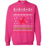Dinosaur and Santa Ugly Christmas Sweater - Sweatshirt