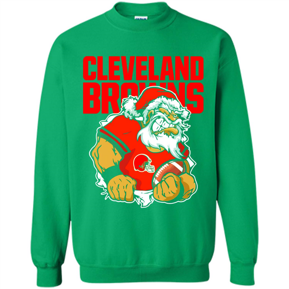 Grumpy Santa Claus Cleveland Browns Football Team PINGPONG