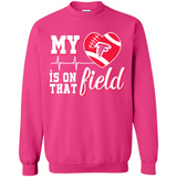 Atlanta Falcons Football My Heart is on that Field - Sweatshirt