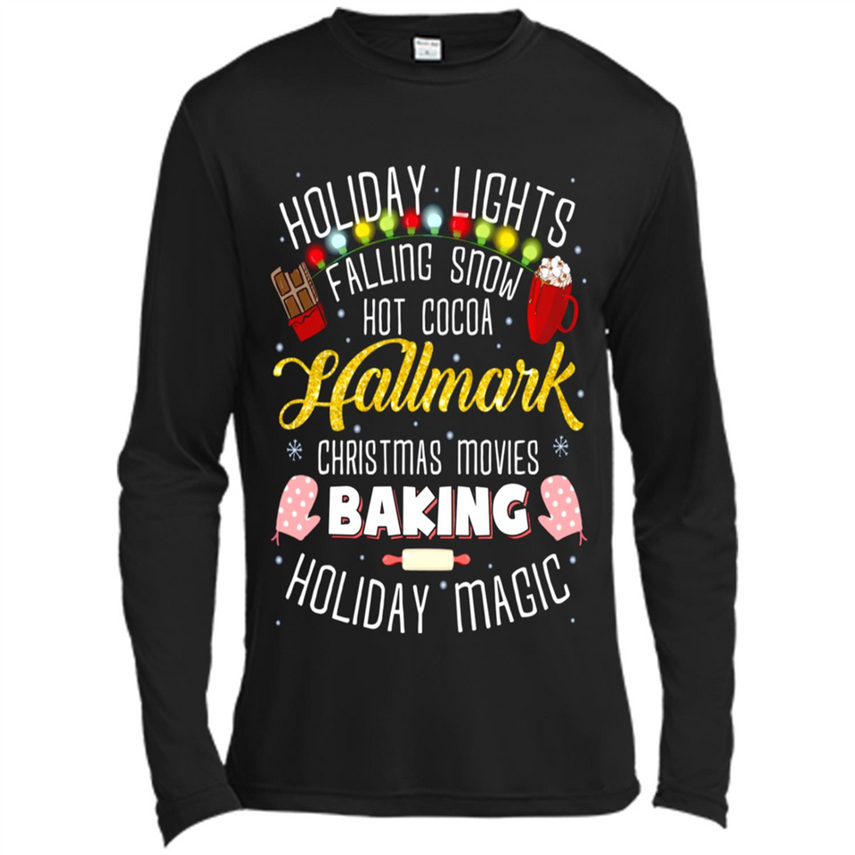 Holiday Lights Falling Snow Hot Cocoa Hallmark Christmas movie