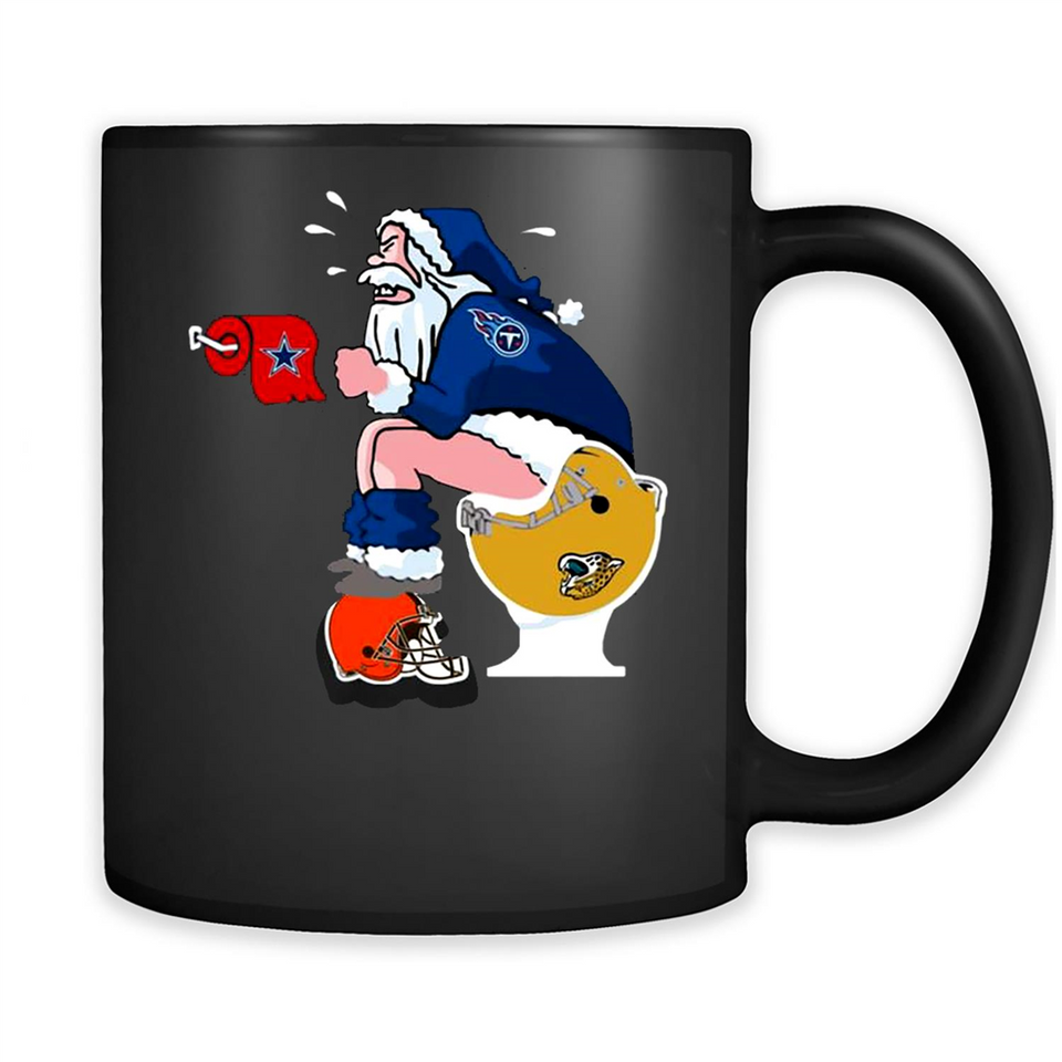 Tennessee Titans Santa Claus Toilet