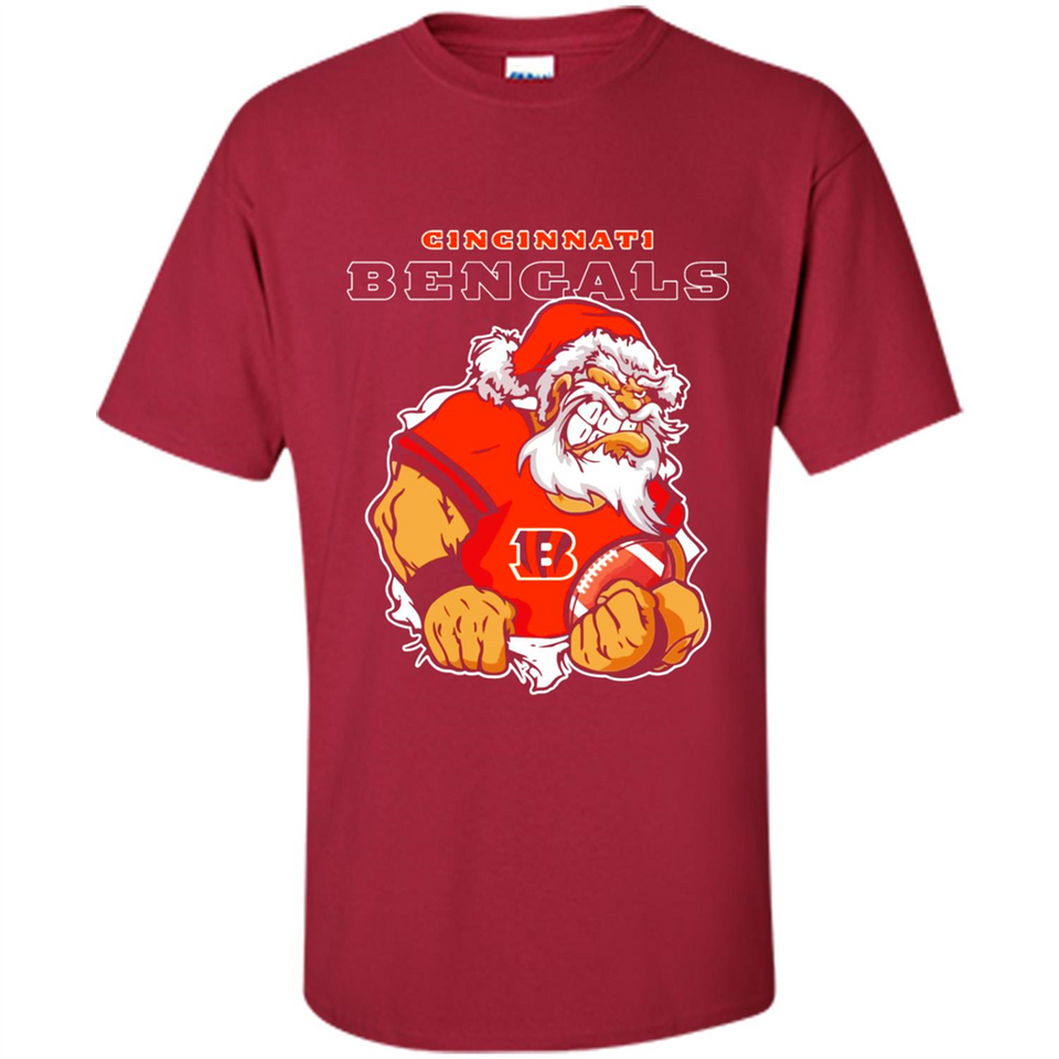 Grumpy Santa Claus Cincinnati Bengals Football Team PINGPONG