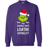 Mr Grinch hate hate hate double hate loathe entirely sweater PINGPONG