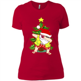 Dabbing Santa Christmas In July - Ladies' Boyfriend T-Shirt