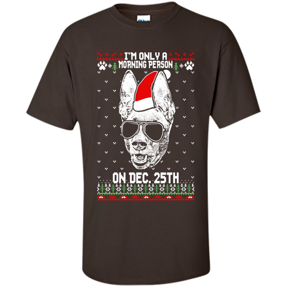Morning Person Pharaoh Hound Funny Xmas - Shirt