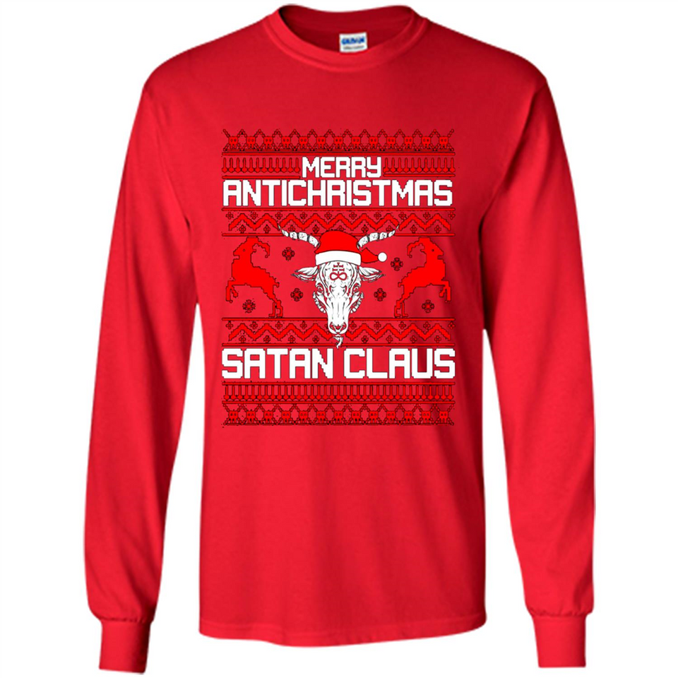 Merry Antichristmas Satan Claus Sweatshirt PINGPONG