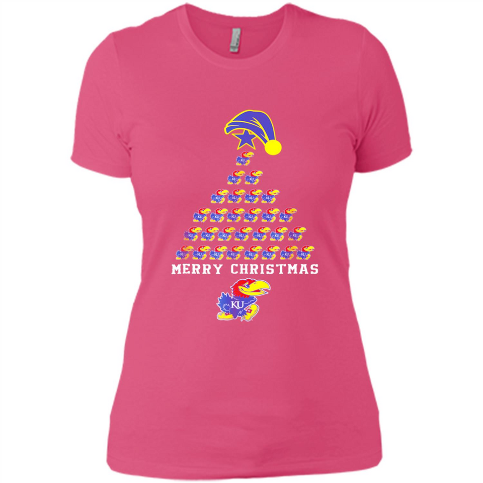 Perfect Kansas Jayhawks Christmas Tree PINGPONG