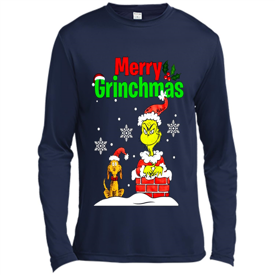 Merry Grinchmas Not Merry Christmas sweater PINGPONG