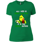 The Grinch - All I Need Is Coffee & My Dog It Is Too Peopley Outside