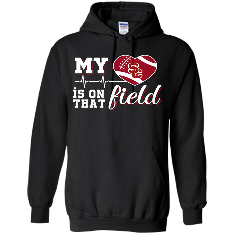 USC Trojans Football My Heart is on that Field - Hoodie