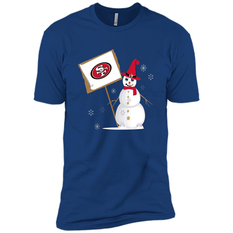 San Francisco 49ers Snowman Funny