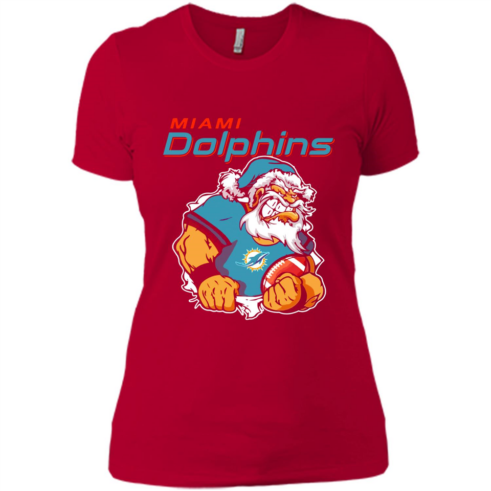 Grumpy Santa Claus Miami Dolphins Football Team PINGPONG
