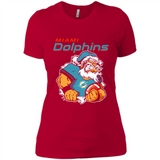 Grumpy Santa Claus Miami Dolphins Football Team PINGPONG