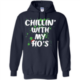 Chillin With My Ho's Funny Christmas - Hoodie