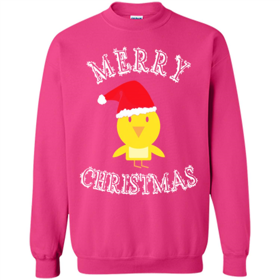 Bird Santa Merry Christmas T-Shirt - Birds Watchers Xmas - Sweatshirt